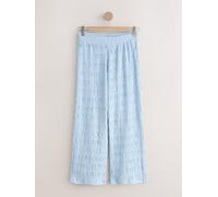 Next Pantalon texturé coupe large bleu L Regular (FR 46-48)