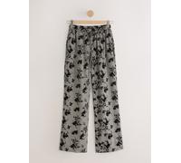 Next Pantalons Amples à carreaux Vichy floqué