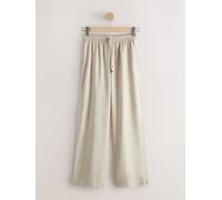 next Pantalons amples à enfiler en lin crème FR 36 Regular (EU 34 R)