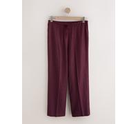 Next Pantalons Ceinturée Jambe large en lin riche