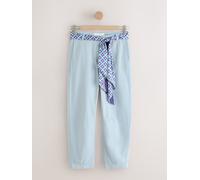 Next Pantalons Coupe ballon avec ceinture écharpe en lin