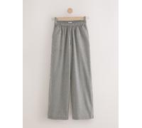 Next Black Gingham Wide Leg Trousers