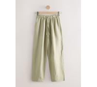 next Pantalons N. Premium en Lin Coupe ballon vert FR 36 Regular (EU 34 R)