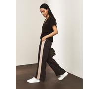 next Pantalons tailleur Ample et rayure latérale Brun FR 38 Regular (EU 36)