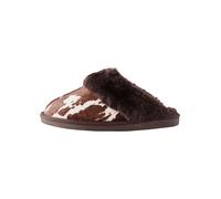 Next Pantoufle marron / brun foncé / blanc, Taille 35-37,5