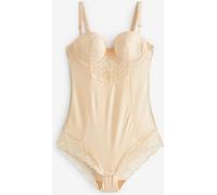 Next Pastel Rose Nude Firm Tummy Control Cupped Lace Body