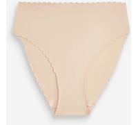 Next Pastel Rose Nude Full Brief No VPL Scallop Edge Knickers