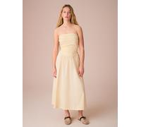 Next Peignoir Bandeau mi-long tissé en jersey mélangé Jaune Buttermilk EU 48 (UK 20)