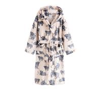 Next Peignoir court crème / gris, Taille L