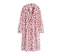 Next Peignoir long rose clair / rouge / noir, Taille L