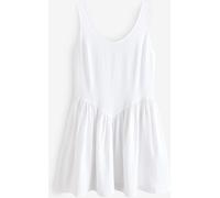 Next Peignoir sans manches Col transparent taille Blanc 10