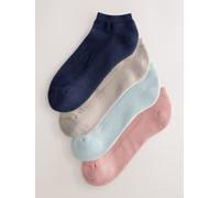 Next Chaussettes beige / bleu marine / bleu clair / rose ancienne, Taille 36-41