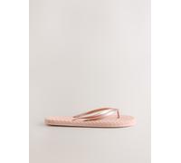 Next Pink Braided Flip Flops