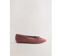 Next Pink Forever Comfort Suede High Cut Ballet Flats Pink EU 37.5 (UK 4.5)