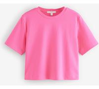 Next Pink Heavyweight Short Sleeve Shorter Length T-Shirt