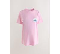 Next Pink Maternity Vacation Graphic Cotton T-Shirt