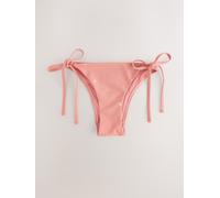 Next Pink Metallic Tie Side Bikini Bottoms