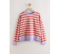 Next Pink/Red Stripe Sweatshirt