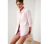 Next Pink Relaxed Fit Long Sleeve Denim Shirt Pink 3XL Regular (EU 56)