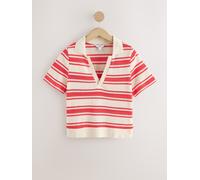 next Polo à manches courtes en maille rouge FR 40 (EU 38)
