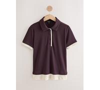next Polo côtelé à plusieurs épaisseurs violet XL (FR 50-52)