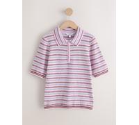 Next Polo en maille à manches courtes à col zippé Rose FR 42 (EU 40)