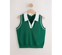 next Polo sans manches en maille fine vert XL Regular (FR 50-52)