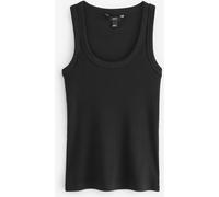Next Premium Ribbed Scoop Tank Vest Sans manches Top