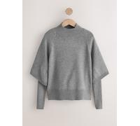 next Pull en maille à couche fantaisie Gris S (FR 38-40)