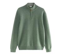 NEXT Pull Homme à Col Zippé - 100% Coton Premium