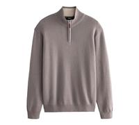 NEXT Pull Homme à Col Zippé - 100% Coton Premium