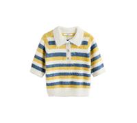 Next Pull-over bleu / jaune / blanc, Taille XL