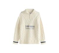 Next Pull-over écru / bleu marine, Taille XXL-XXXL