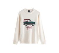 Next Pull-over 'Ford Bronco' écru / sapin / rouge foncé, Taille S