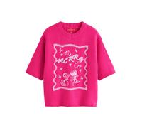 Next Pull-over rose / rose / blanc, Taille L