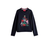 Next Pull-over 'Weihnachts' bleu / bleu marine / vert / rouge, Taille L