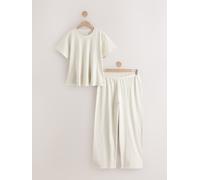 Next Pyjama crème / beige foncé, Taille M