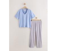 Next Pyjama à manches courtes bleu XXL Regular (FR 54-56)