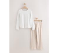 Next Pyjama camel / gris chiné, Taille 6XL-7XL