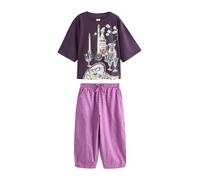 Next Pyjama aubergine / lavande / baie / blanc cassé, Taille XXL