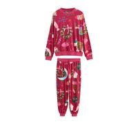 Next Pyjama azur / émeraude / rose clair / grenadine, Taille 6XL-7XL
