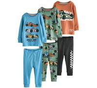 Next Pyjama azur / jade / mandarine / noir, Taille 128
