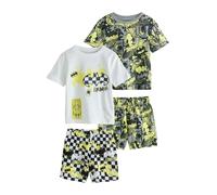 Next Pyjama 'Batman' jaune fluo / olive / noir / blanc, Taille 92