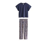 Next Pyjama beige / bleu marine, Taille XXL-XXXL