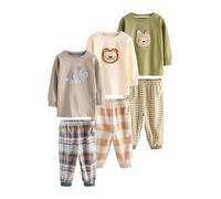 Next Pyjama beige / bleu / taupe / olive, Taille 86
