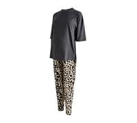 Next Pyjama beige clair / marron / gris foncé / noir, Taille 4XL-5XL