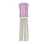 Next Pyjama beige clair / vert foncé / lilas, Taille 6XL-7XL