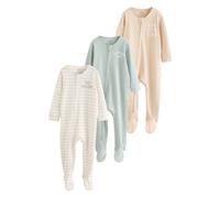 Next Pyjama beige / gris / menthe / blanc, Taille 62