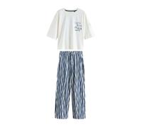 Next Pyjama bleu / blanc, Taille 4XL-5XL