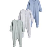 Next Pyjama bleu / gris clair / menthe, Taille 50